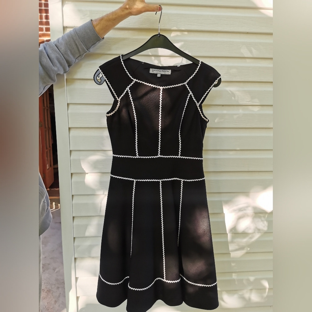 Black and White Elegant Dress